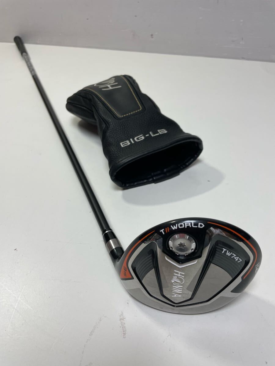 ◆Q79 ホンマ ツアーワールド フェアウェイウッド TW747 TOUR WORLD 3W 15度 VIZARDシャフト FZ-8X FLEX＝X_画像1