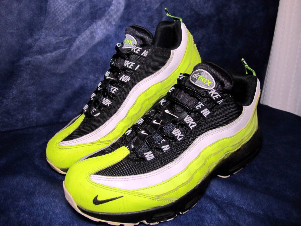 NIKE AIR MAX 95 PRM / エア マックス 95 プレミアム 26.5cm ブラック×ホワイト×イエロー 538416-701