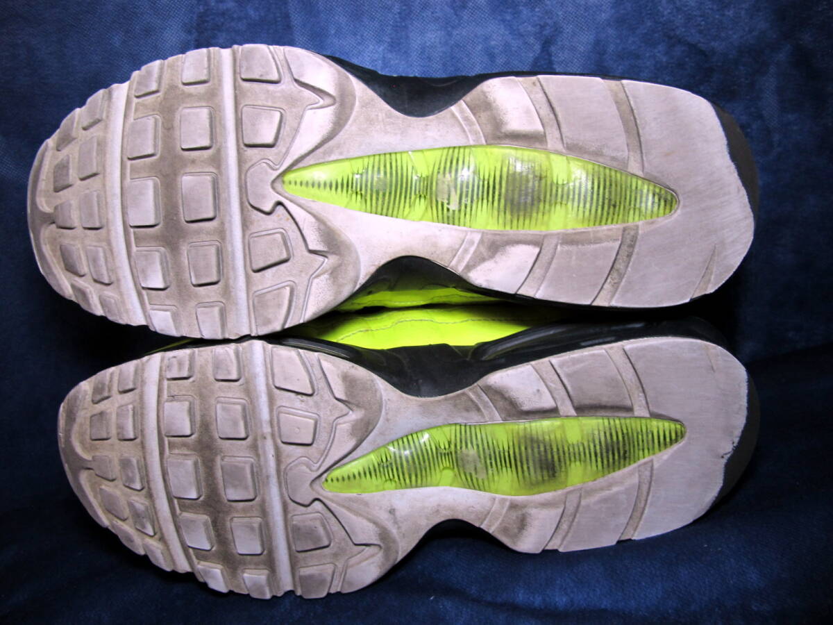 NIKE AIR MAX 95 PRM / エア マックス 95 プレミアム 26.5cm ブラック×ホワイト×イエロー 538416-701