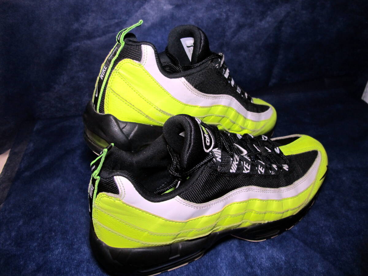 NIKE AIR MAX 95 PRM / エア マックス 95 プレミアム 26.5cm ブラック×ホワイト×イエロー 538416-701
