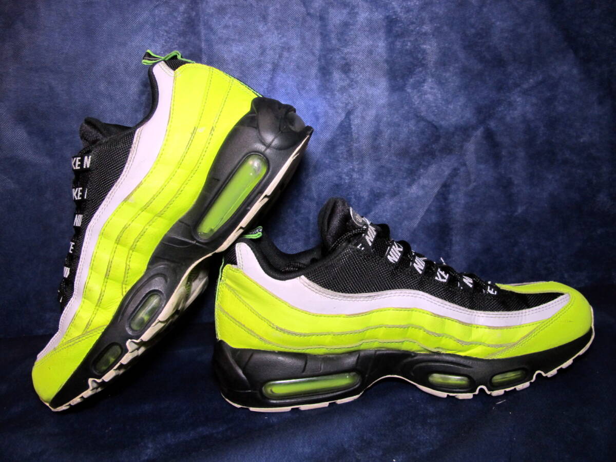 NIKE AIR MAX 95 PRM / エア マックス 95 プレミアム 26.5cm ブラック×ホワイト×イエロー 538416-701