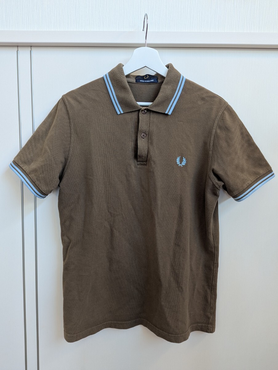 FRED PERRY フレッドペリーシャツ M12 イングランド制 ポロシャツ Size.40 