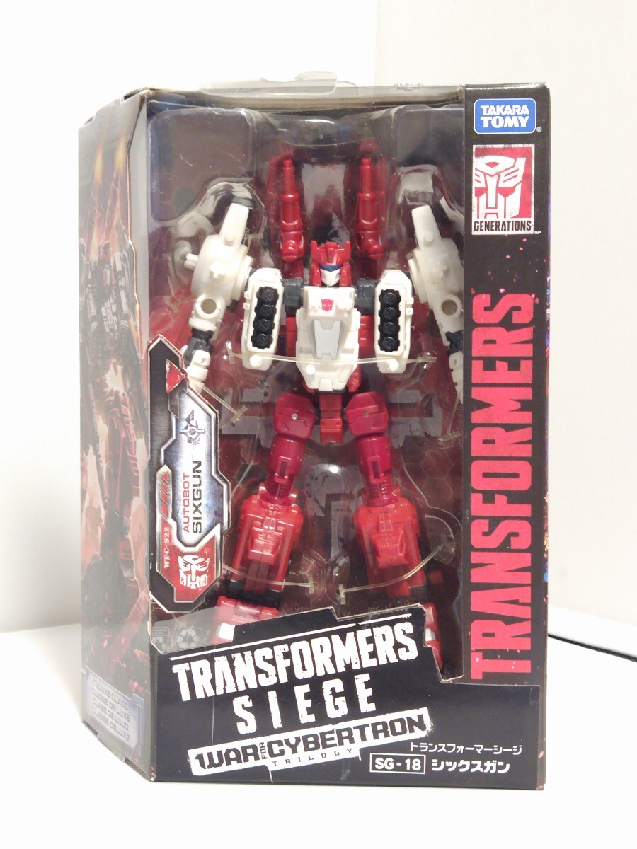 【未開封】トランスフォーマー シージ SG-18 シックスガン ◇ メトロプレックス／メトロフレックス支援メカ