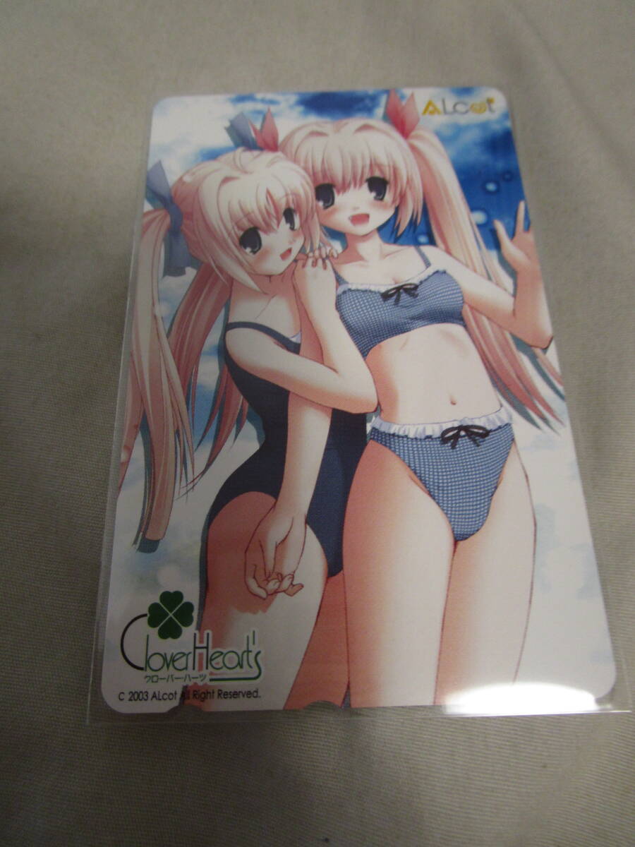 [Q411]Clover Heart's clover Hearts телефонная карточка /.. иметь .