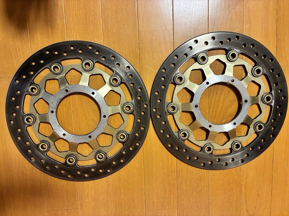CBR1000RR フロントブレーキディスク ホンダ 純正 中古 左右セット　SC57前期　YUTAKA 曲がりなし（SC54 PC37 PC40）送料無料