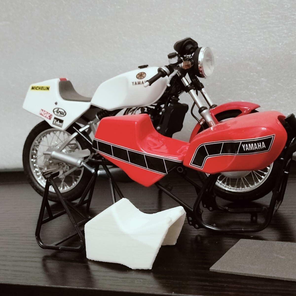 1/12 カスタムパーツ　素材　80年代 TZスタイルシングルシート　ヤマハ 　タミヤ　ハセガワ　長谷川　田宮　tzr ?！z