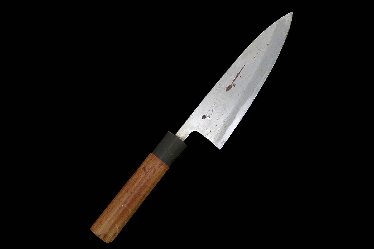 并品｜正本総本店 出刃包丁 霞 六寸半 樸柄 KN02-B1045-2L1C