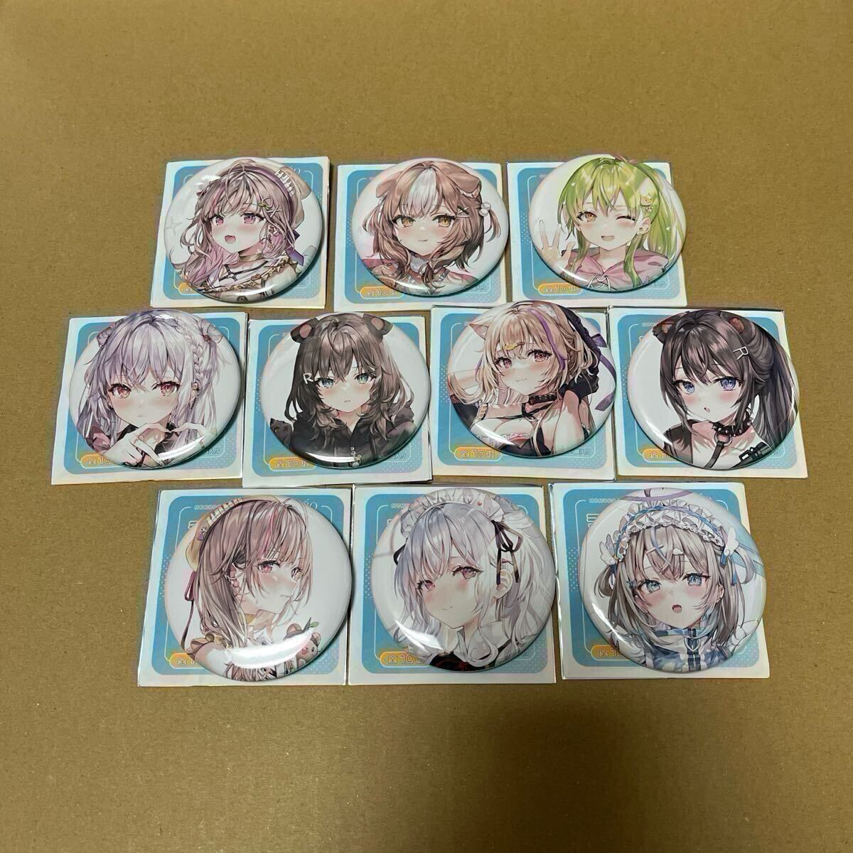 ももこ画集出版記念展 ランダム缶バッジ 全10種 コンプセット さしみねこ屋 ももこ画集出版記念展 ランダム缶バッジ 全10種 コンプセット