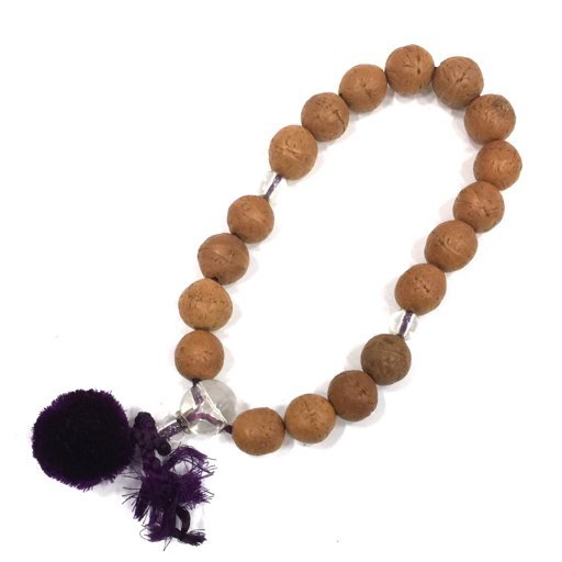 白檀 御白檀 他 數(shù)珠 念珠 ブレスレット 仏具 仏具関連用品 保存箱付き 含 計2點 セット 総重量約36.5g 現(xiàn)狀品