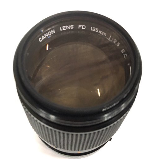 1円 Canon New F-1 FD 135mm 1:2.5 S.C. 一眼レフフィルムカメラ レンズ ジャンク C272210