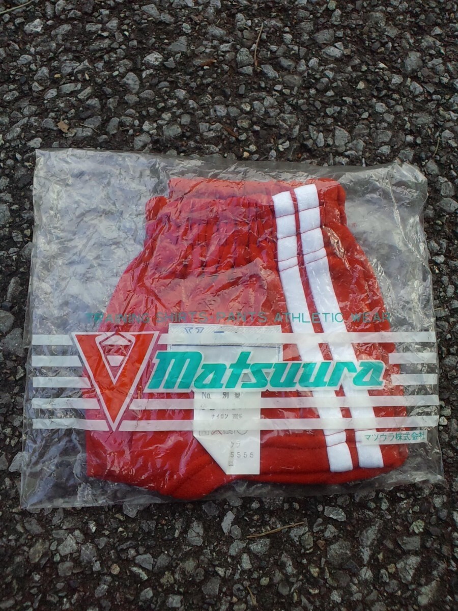 matsuura ブルマ　No.別型　赤×サイドライン瘳?