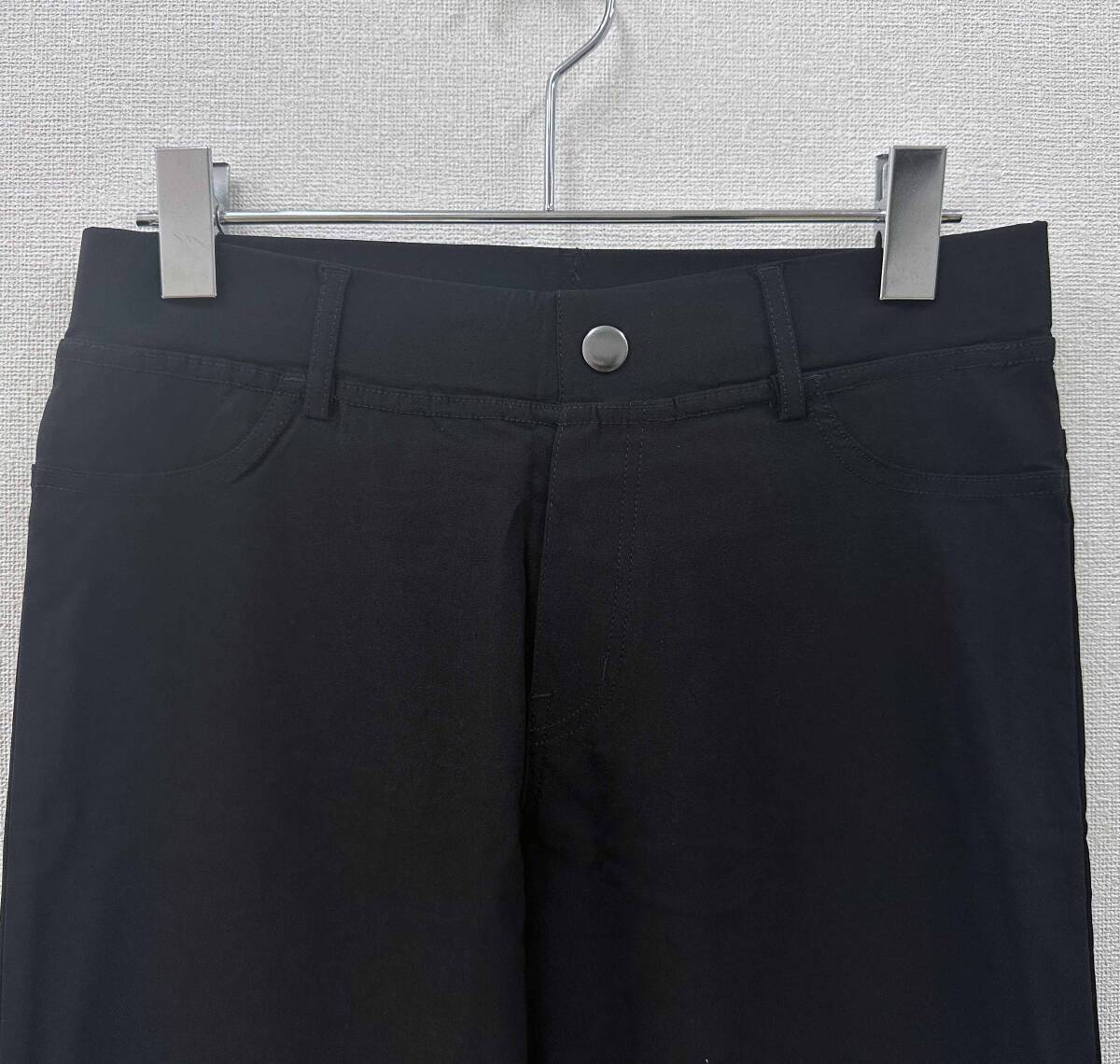 新品 M ★ Tuche トゥシェ レギンス パンツ ブラック フルレングス レーヨン混 ストレッチ ボトムス 伸びる 通年 快適 美腳 細(xì)見え グンゼ