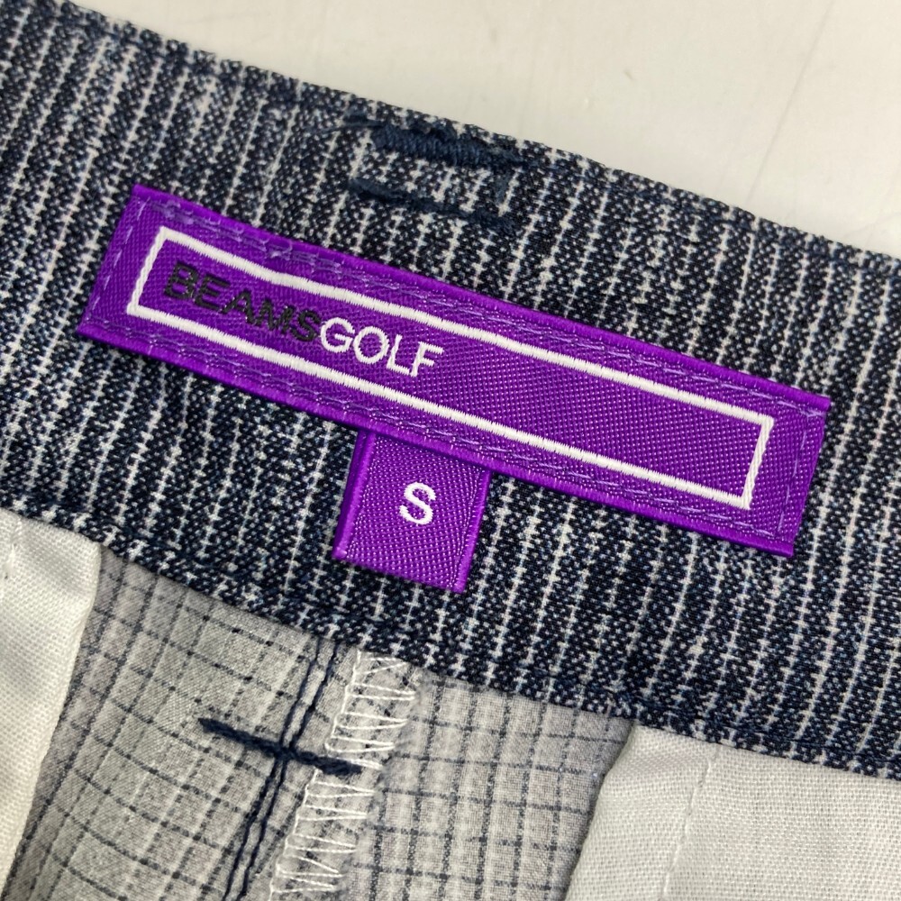 BEAMS GOLF ビームスゴルフ ショートパンツ ストライプ柄 ネイビー系 S [240101471014] ゴルフウェア レディース