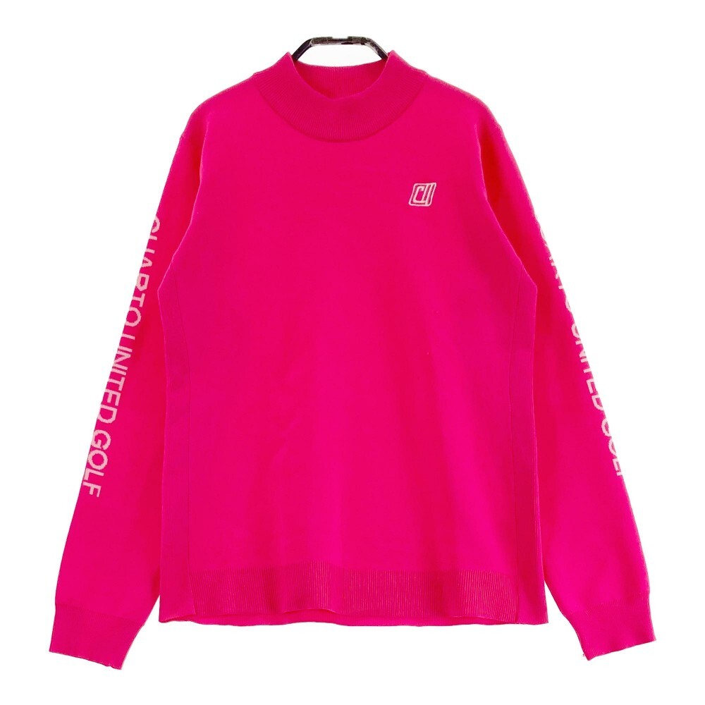 CUARTO UNITED クアルトユナイテッド ニットセーター ピンク系 M [240101473759] ゴルフウェア レディース