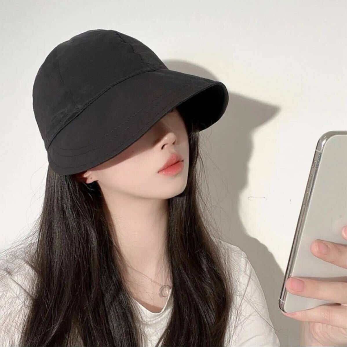 折りたたみ つば広 キャップ 紫外線対策 帽子 ハット 小顔効果 アウトドア UVカット