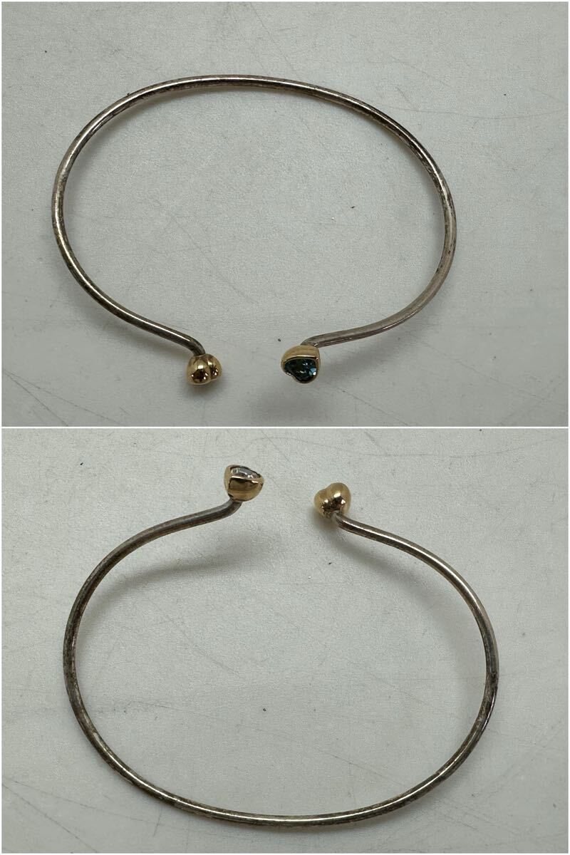 star jewelry スタージュエリー ネックレス ブレスレット 925 k14 2點(diǎn)まとめて 各重量約15g 7g