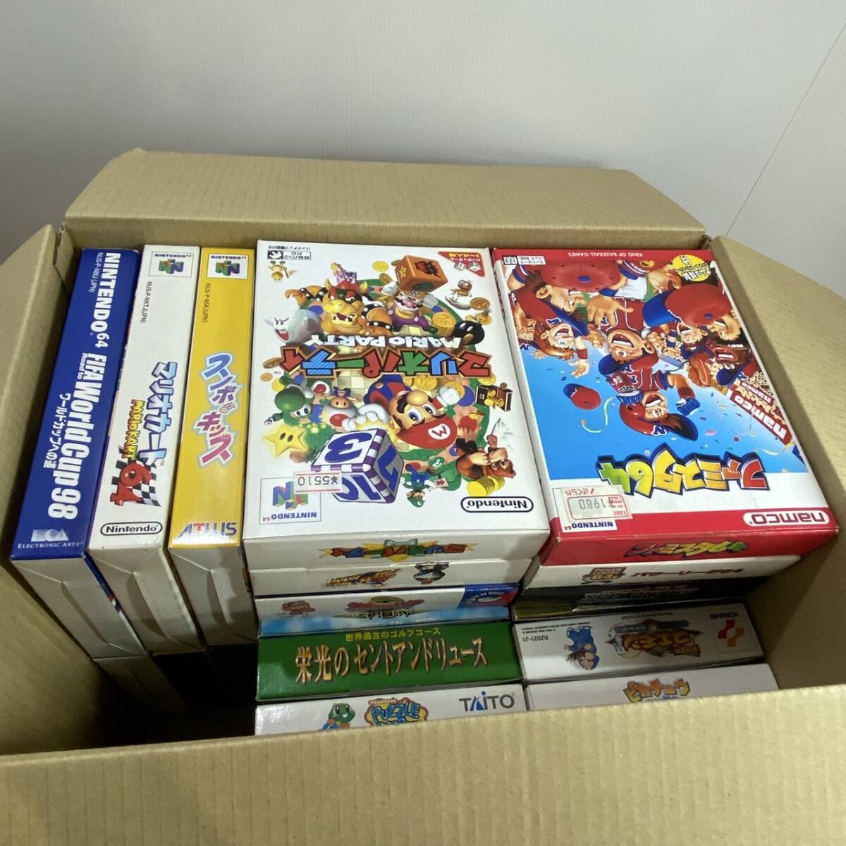 Nintendo 64 ソフト 大量 まとめ売り ジャンク ワンダープロジェクト J2 コルロ森のジョゼット スノボキッズ マリオ 他 N64 [a25060067］