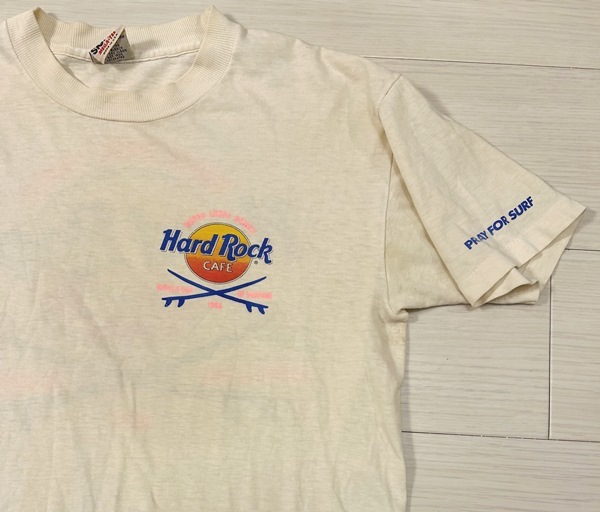 古着/Tシャツ/Hard Rock Cafe North Shore Hawaii/ハードロックカフェ/World Cup Of Surfing 1988/Made in USA/ヴィンテージ/サイズ S_画像3