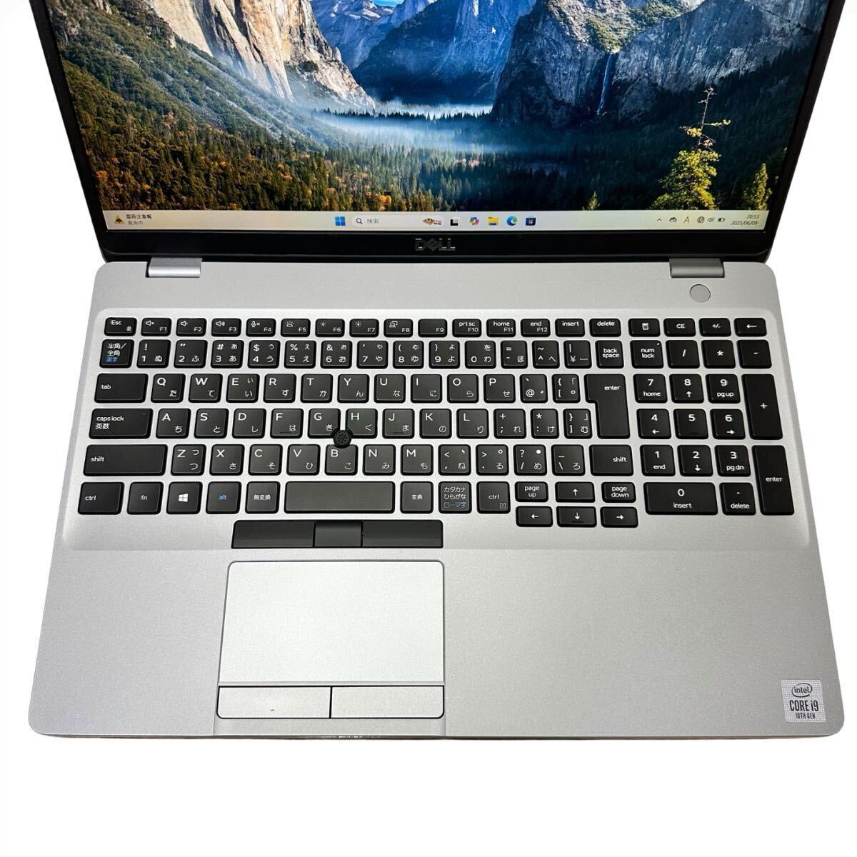 DELL Precision 3551 Core i9-10885H 2.4GHz メモリ32GB SSD 512GB Quadro P620 Windows11 1円 ノートパソコン