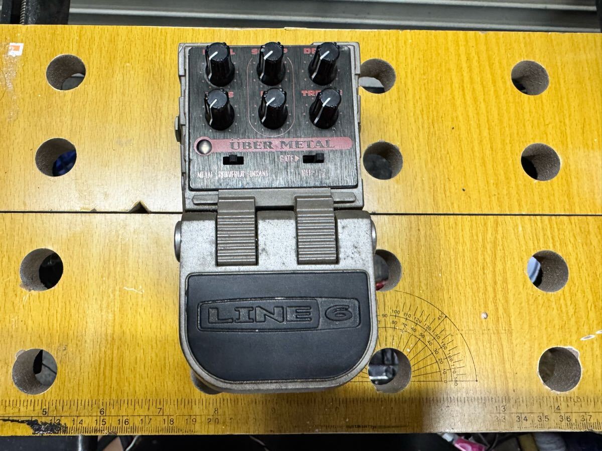 ［動(dòng)作品］LINE6 ラインシックス UBER METAL ギター 用 ディストーション アンプシミュレーター