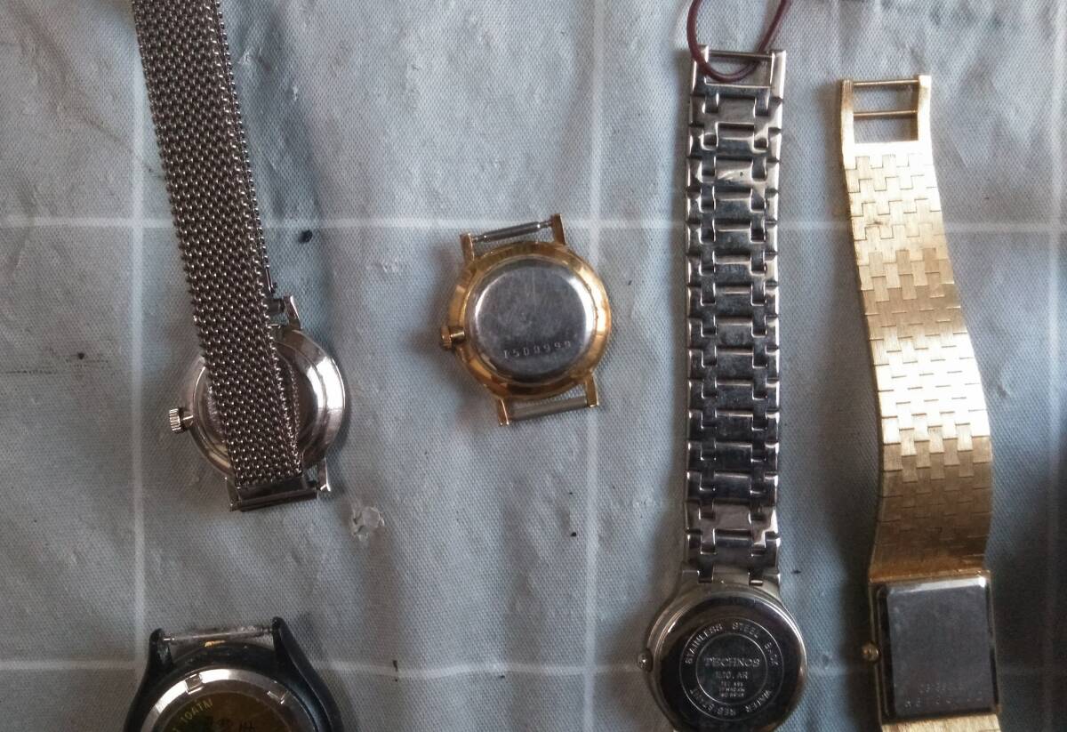 TECHNOS テクノス 腕時計 まとめ売り クォーツ 手巻 8本 ジャンク