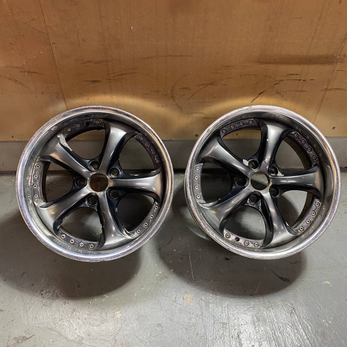 work VS-KF 17インチ 8j+22 2本セット pcd114.3 WORK VS-KF ワーク VSKF 17インチ ホイール 2本 8J +22 114.3 5