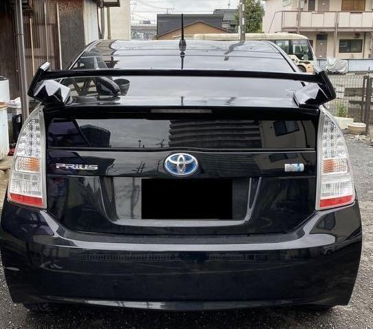 [ бесплатная доставка ] доставка внутри страны Toyota ZVW30 Prius задний спойлер задний Wing багажник задний спойлер 30 серия оригинальный модель фортепьяно черный 