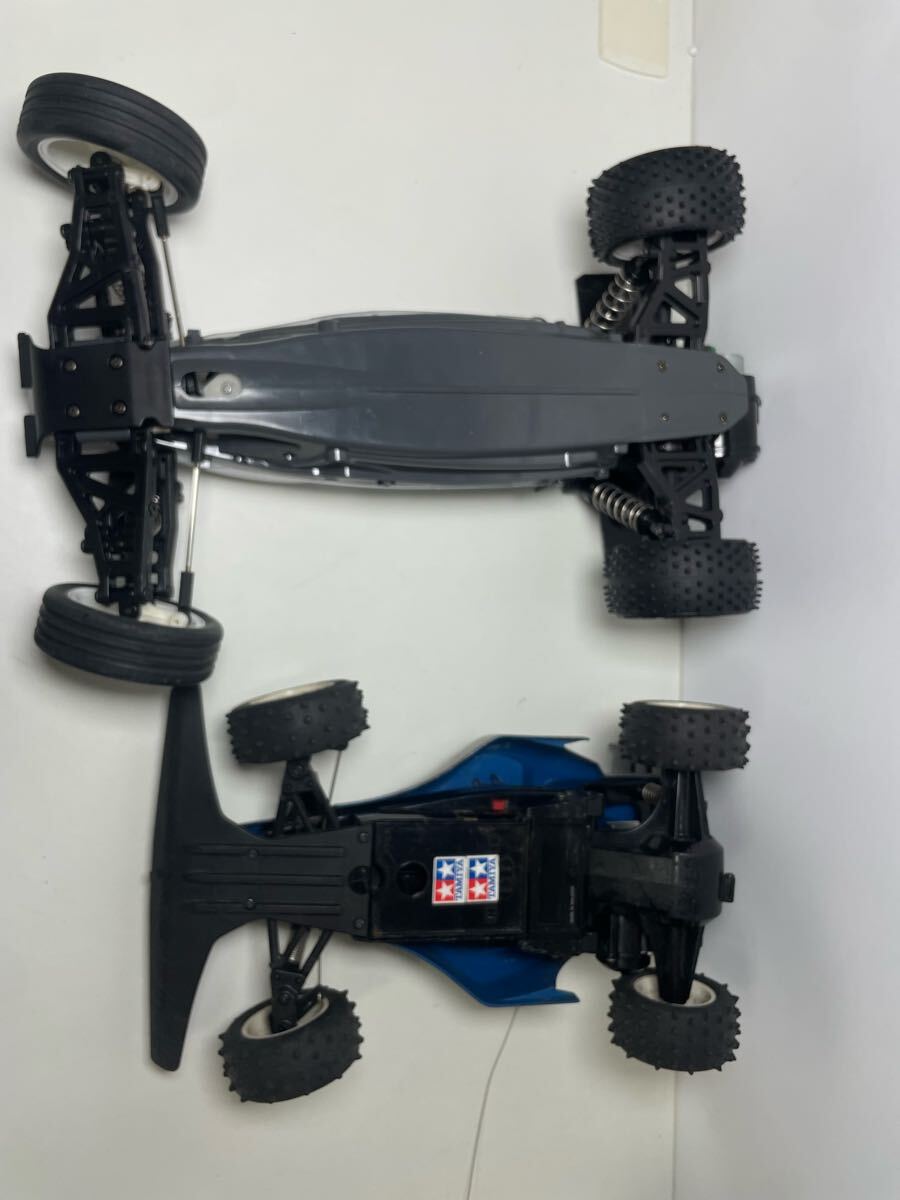 [ текущее состояние товар ]TAMIYA DT-03 радиоконтроллер Buggy + предварительный машина + радиопередатчик комплект | работоспособность не проверялась 
