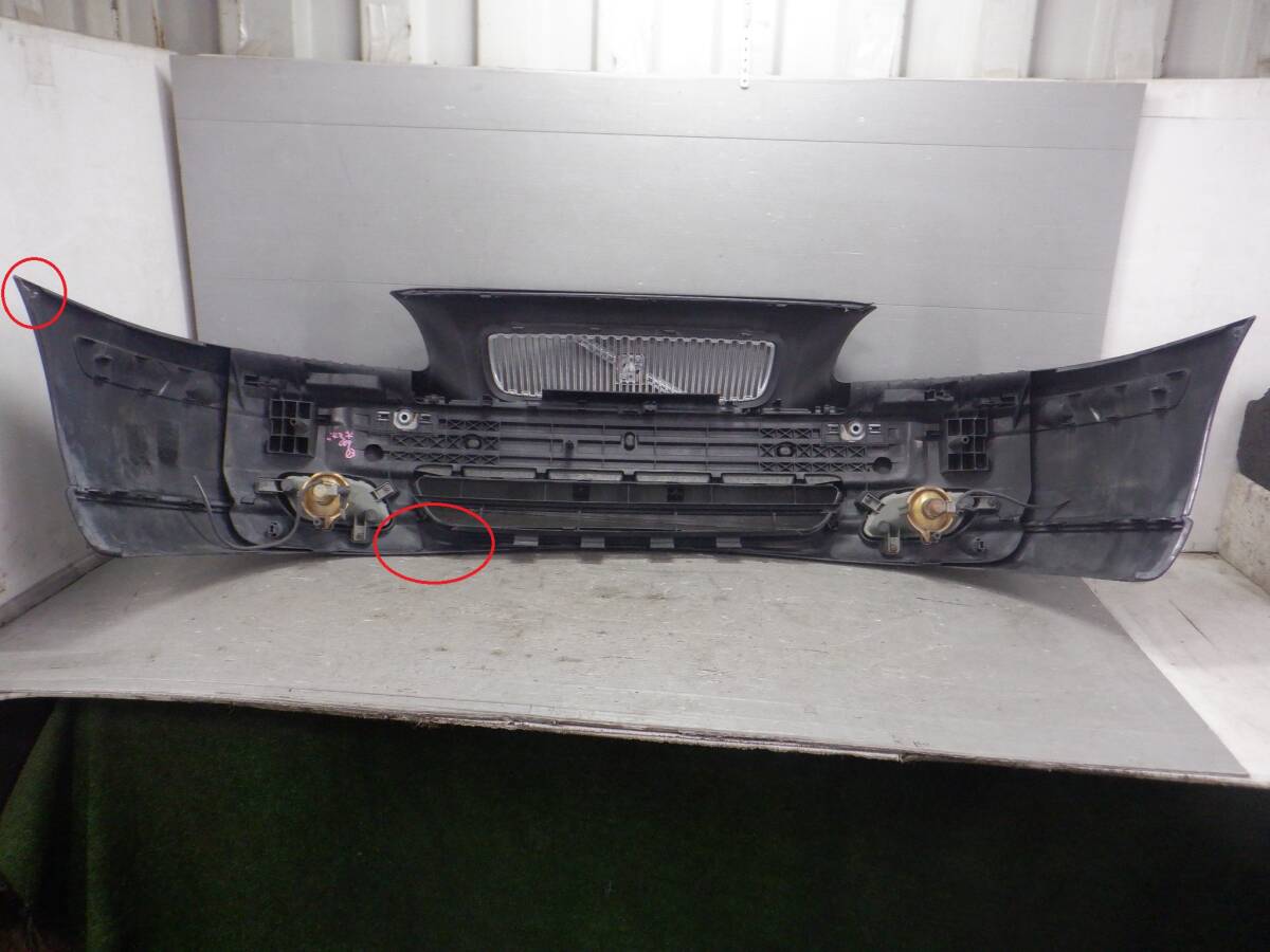 即決 H17年 SB5244W ボルボ V70 ワゴン ベースグレード フロントバンパー ※程度難あり /65(25)【7-12499】宅配不可(福通営業(yè)所止)90600