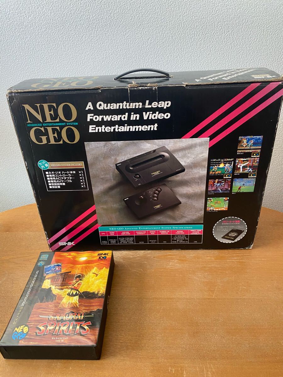 1 иен ~ б/у рабочий товар SNK NEOGEO Neo geo корпус палочка контроллер адаптор soft Samurai Spirits 