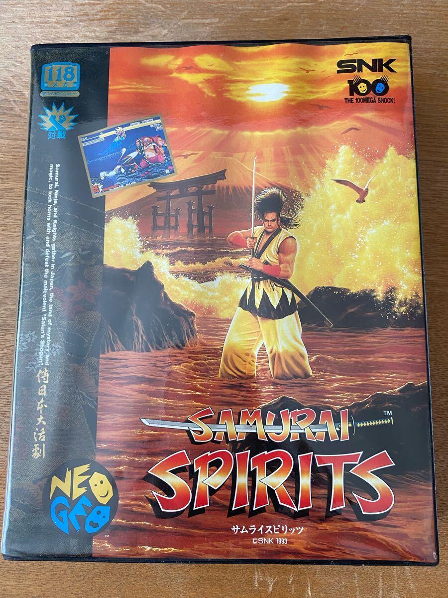 1 иен ~ б/у рабочий товар SNK NEOGEO Neo geo корпус палочка контроллер адаптор soft Samurai Spirits 