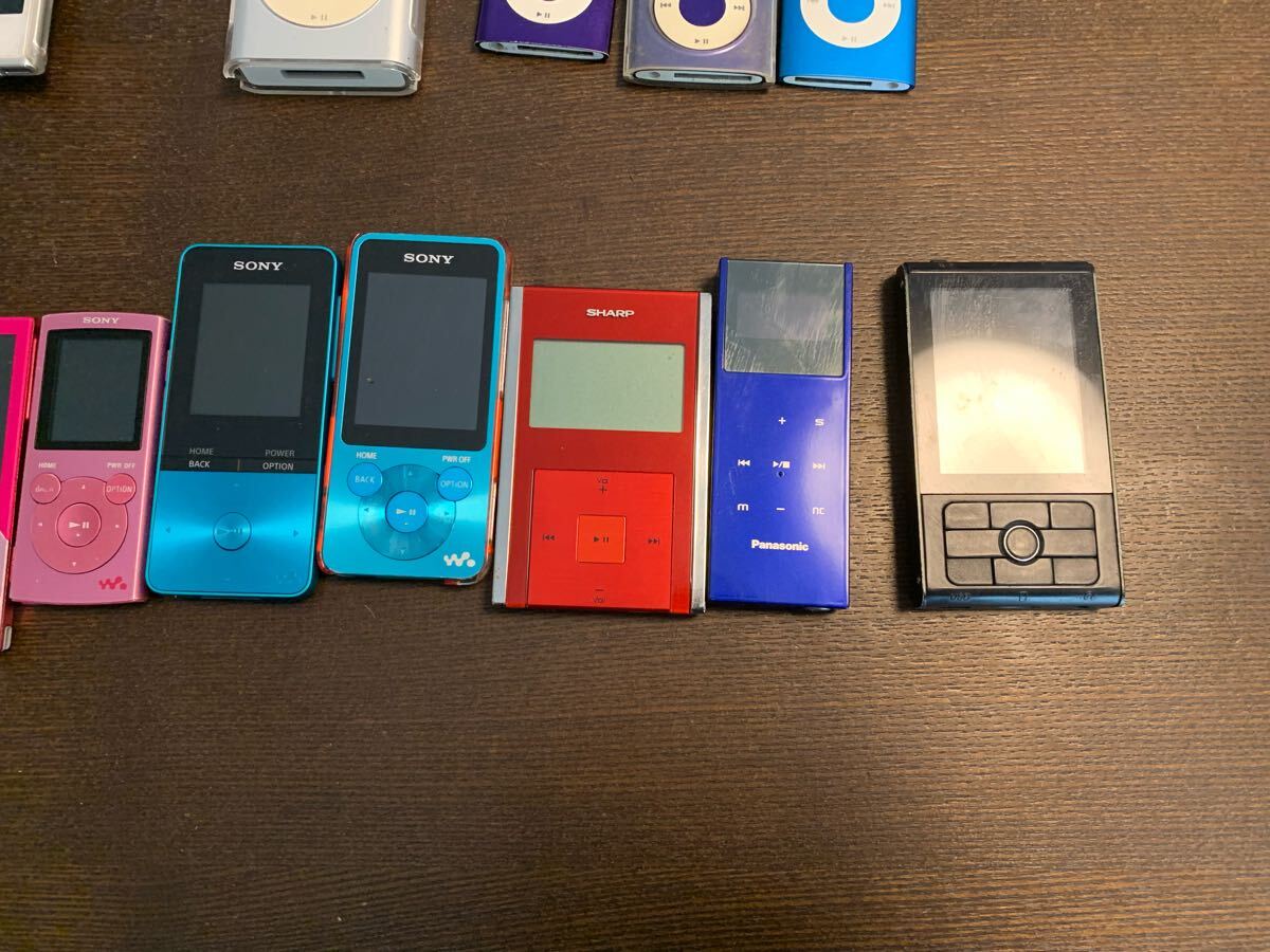 iPod WALKMAN まとめて 26臺 動作未確認(rèn) A1238 160gb / A1136 A1318 NW-S705F A1446 classic など