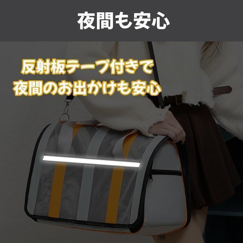 ペット用 キャリーバッグ ソフトクレート ケージ 犬用 貓用 ペット L 緑