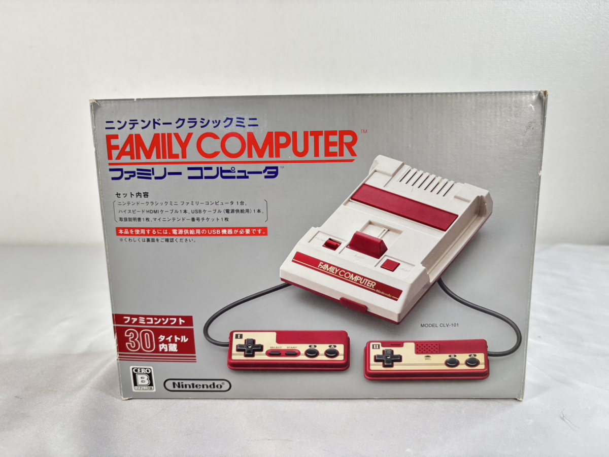 UF10-Y-1-25060210-Nintendo Nintendo nintendo - Classic Mini Family компьютер CLV-101- электризация рабочее состояние подтверждено 