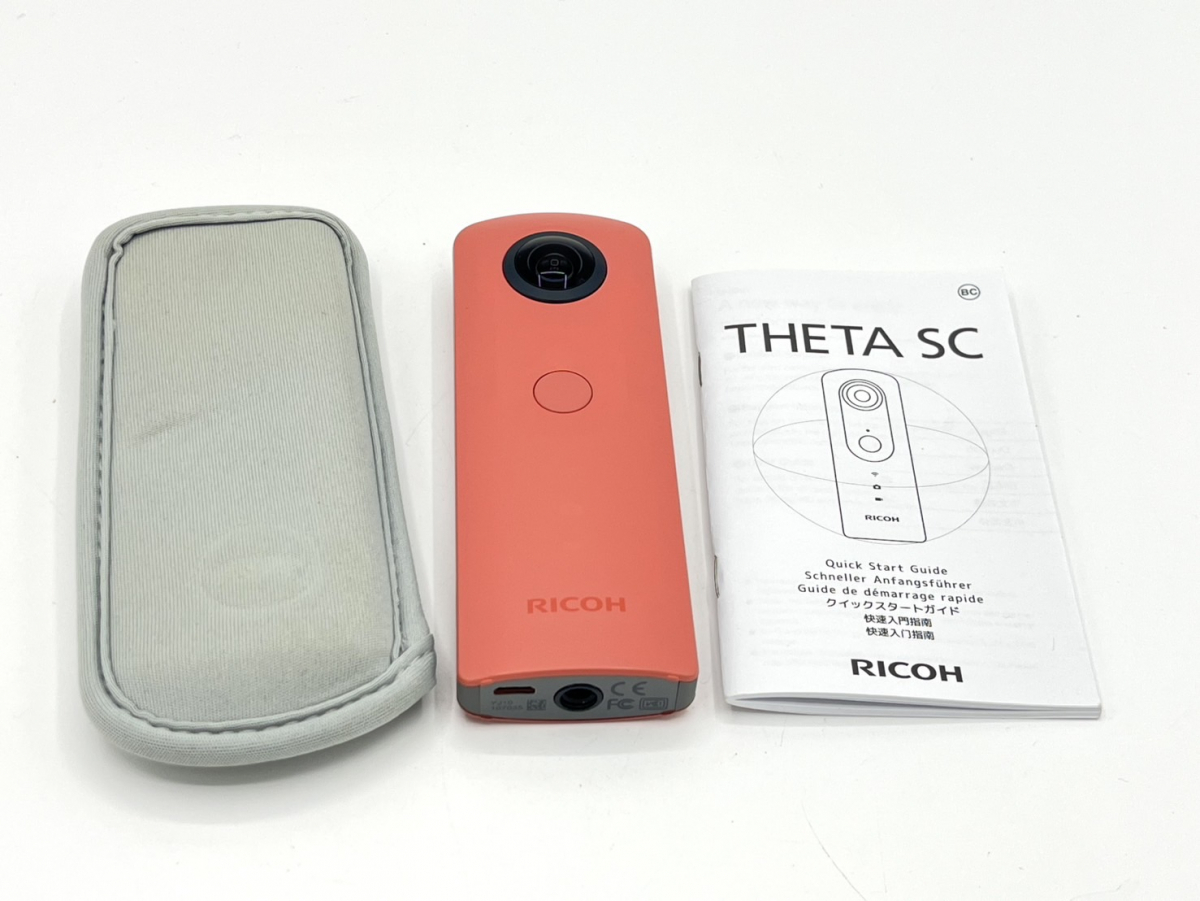 UF10-Y-2-25060210-RICOH リコー-360度カメラ THETA SC 全天球カメラ-動(dòng)作確認(rèn)済