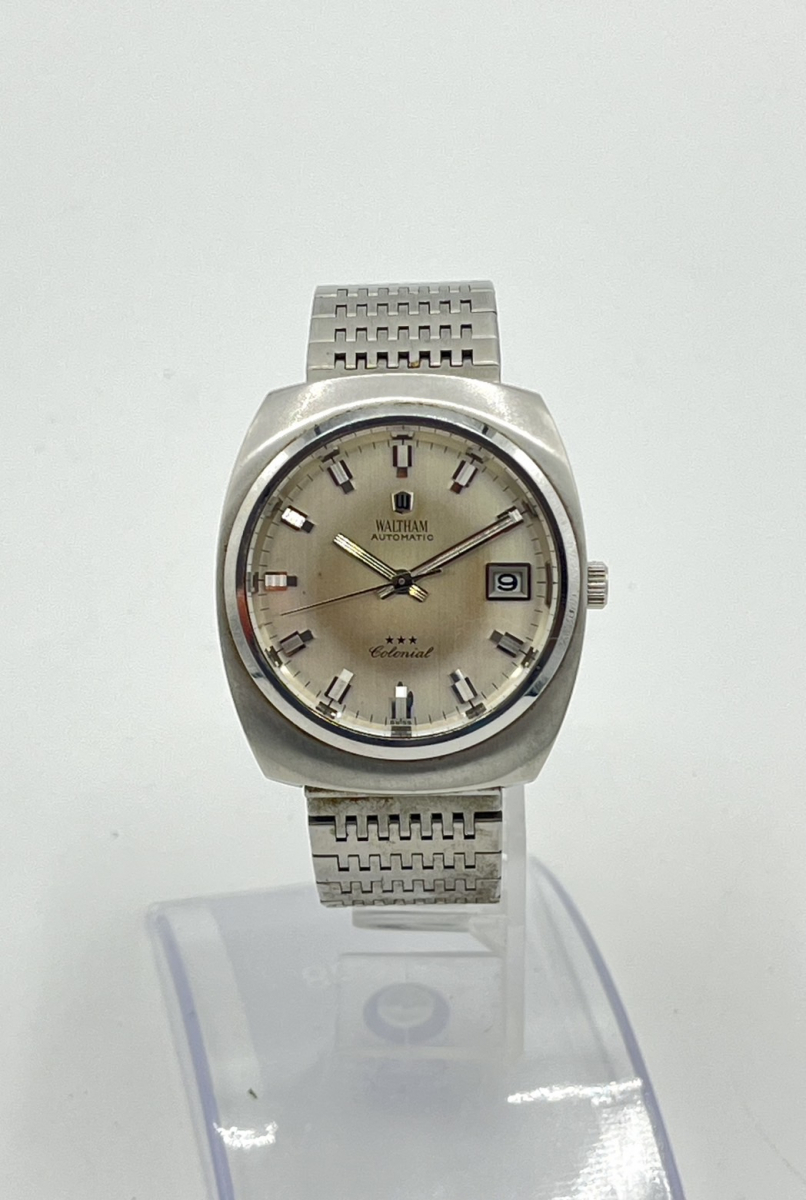SK18-Y-425-250608-WALTHAM ウォルサム-Colonial コロニアル 自動(dòng)巻き メンズ 腕時(shí)計(jì)-稼働