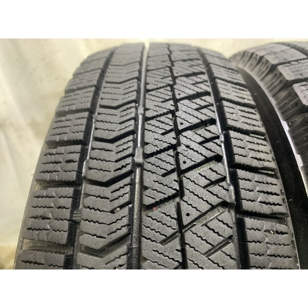 2022 год производства 8~9 толщина выпуклости Bridgestone BLIZZAK VRX2 155/65R14 75Q 4шт.@/ Sapporo город самовывоз возможно / б/у зимние шины ( зимние шины ) Tanto Custom C2_58