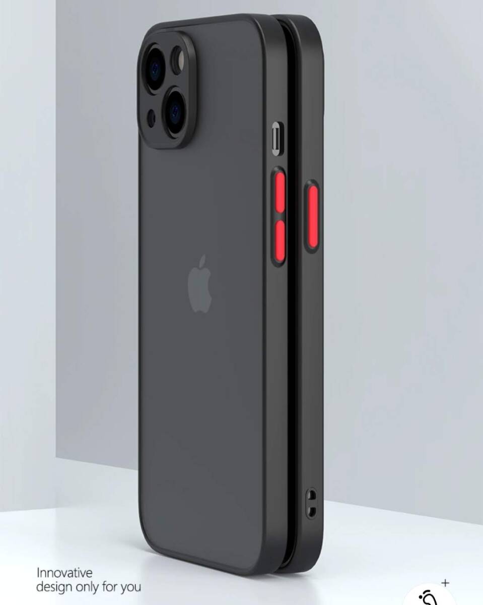 iphone14plusケース カーバー TPU 可愛い　お洒落　韓国　マット　灰色　軽量 ケース 耐衝撃 高品質356