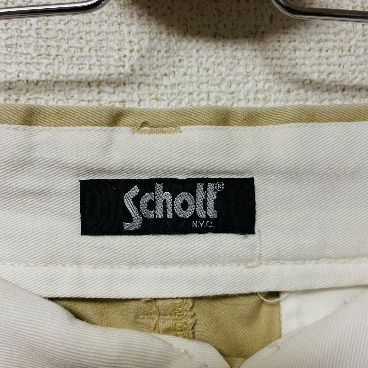 Schott ショット　ワークパンツ　古著　メンズ　L 相當(dāng)