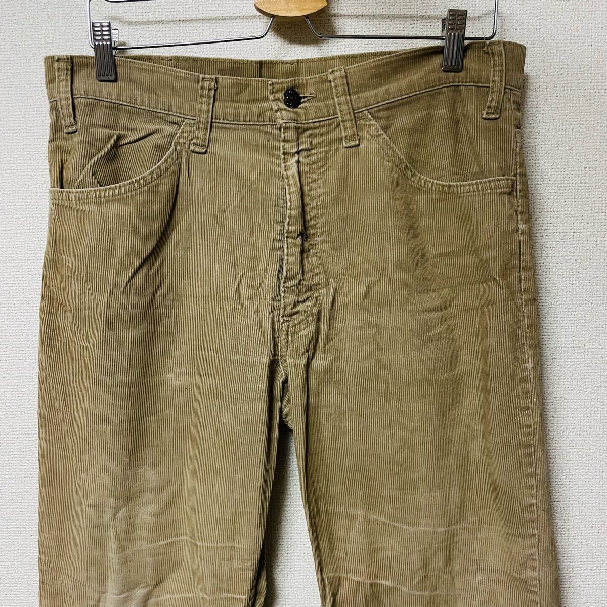 Levi's リーバイス　コードュロイパンツ　白タグ　刻印23 フレア　42TALON USA メンズ　_画像3