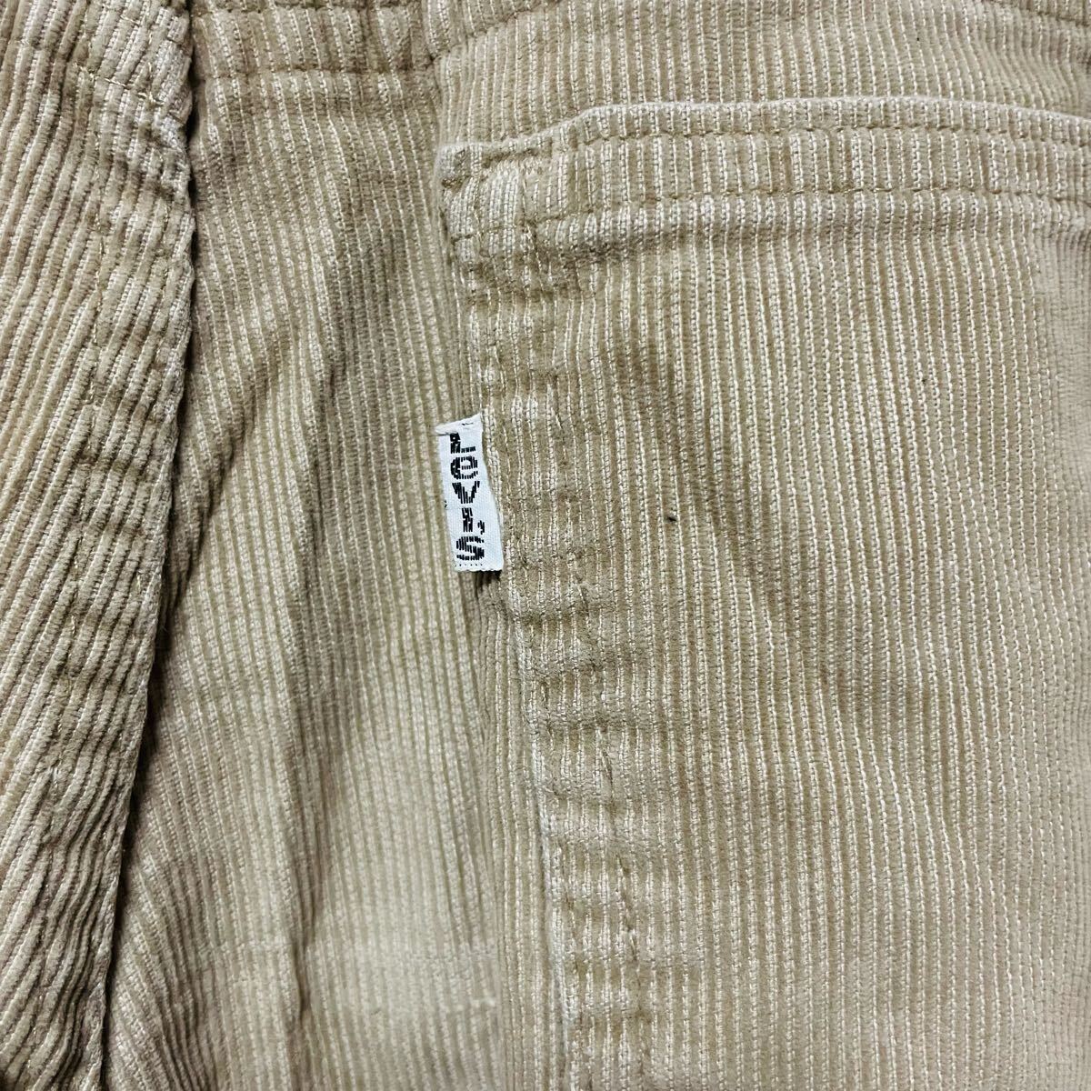 Levi's リーバイス　コードュロイパンツ　白タグ　刻印23 フレア　42TALON USA メンズ　_画像4