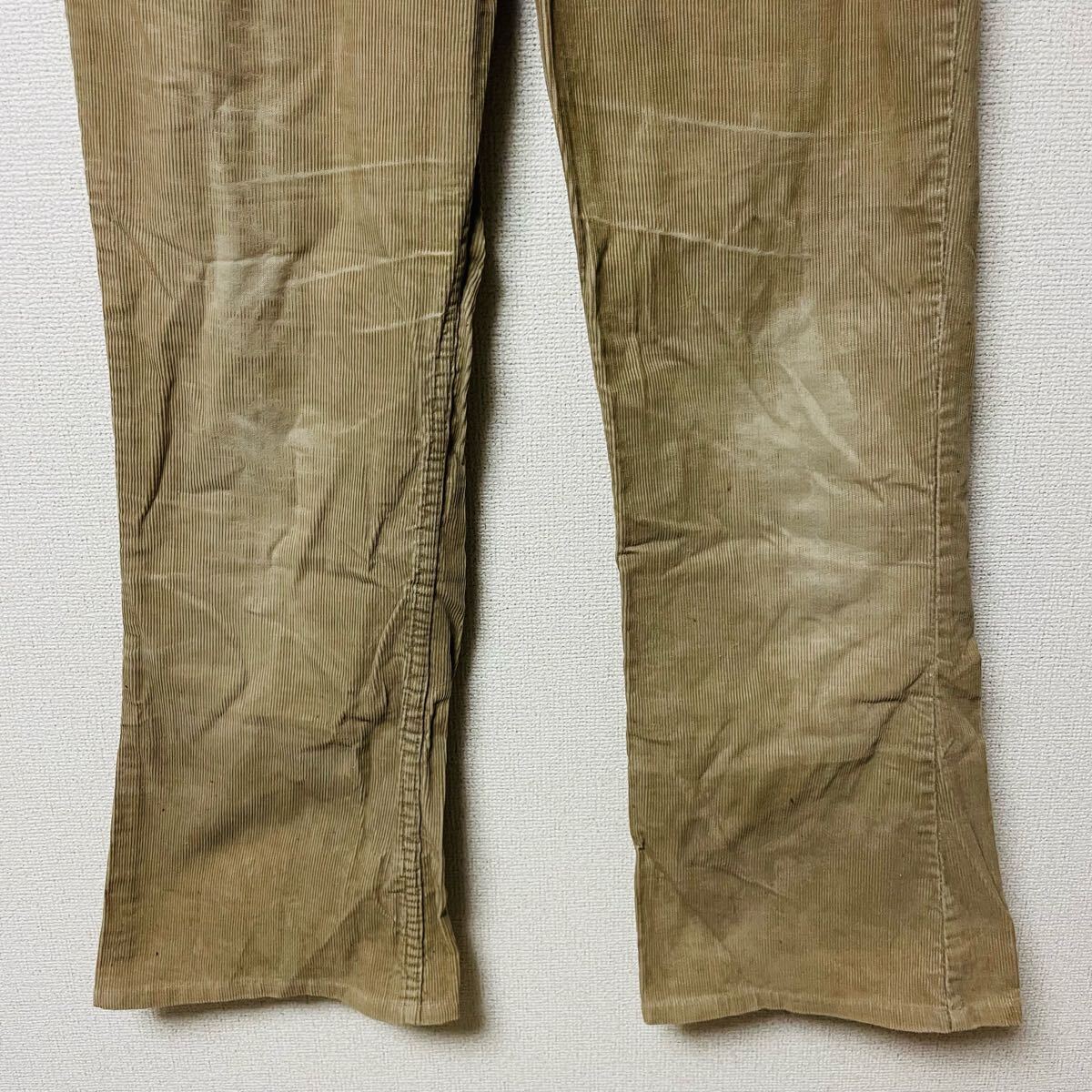 Levi's リーバイス　コードュロイパンツ　白タグ　刻印23 フレア　42TALON USA メンズ　_画像9