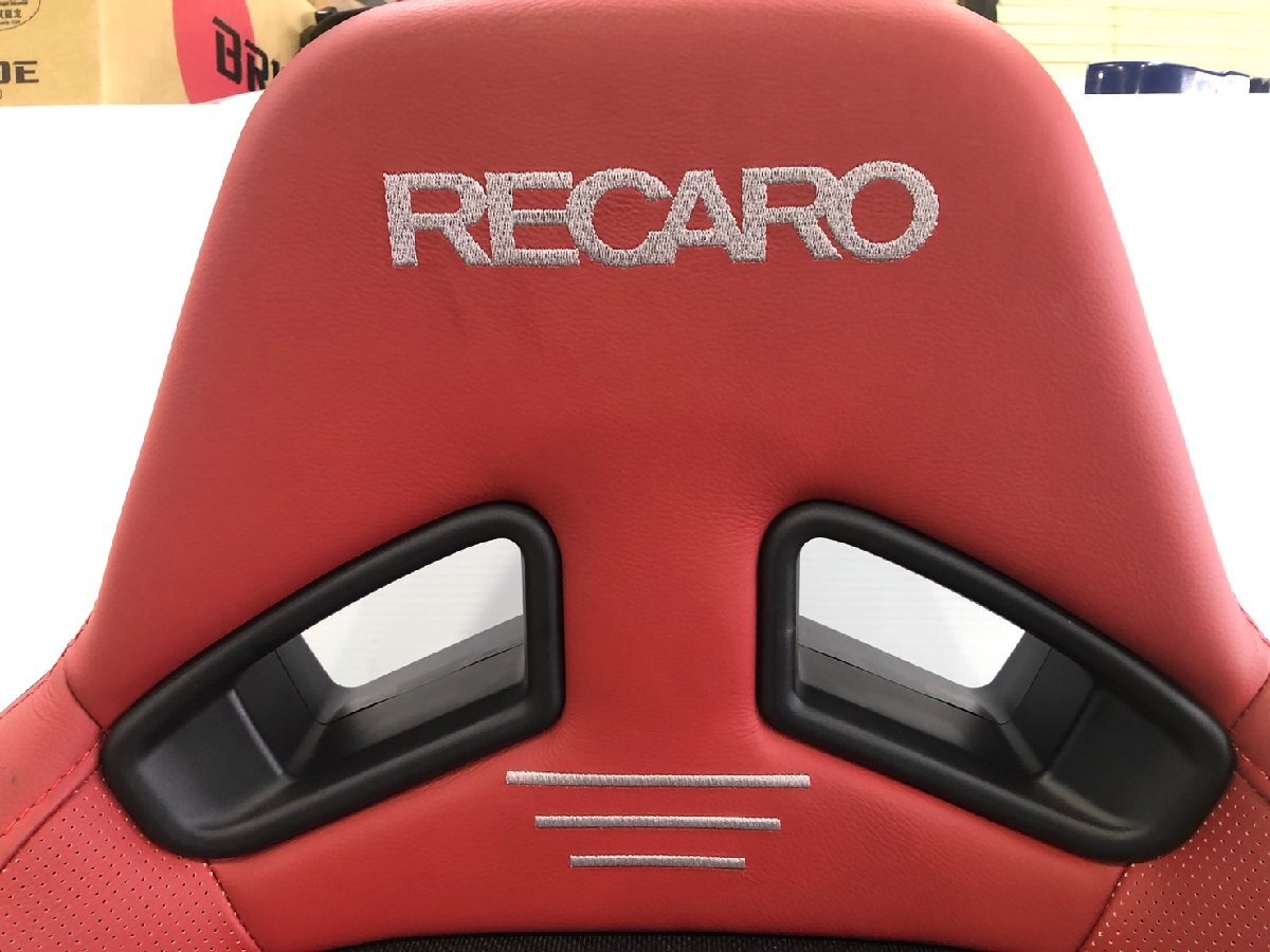  прекрасный товар RECARO Рекаро SR-7F SR7 A/R LASSIC2 RD/BK сидение ковшом to обе стороны dial универсальный красный × черный сидение ковшом сиденье водительское сиденье .. использование 9