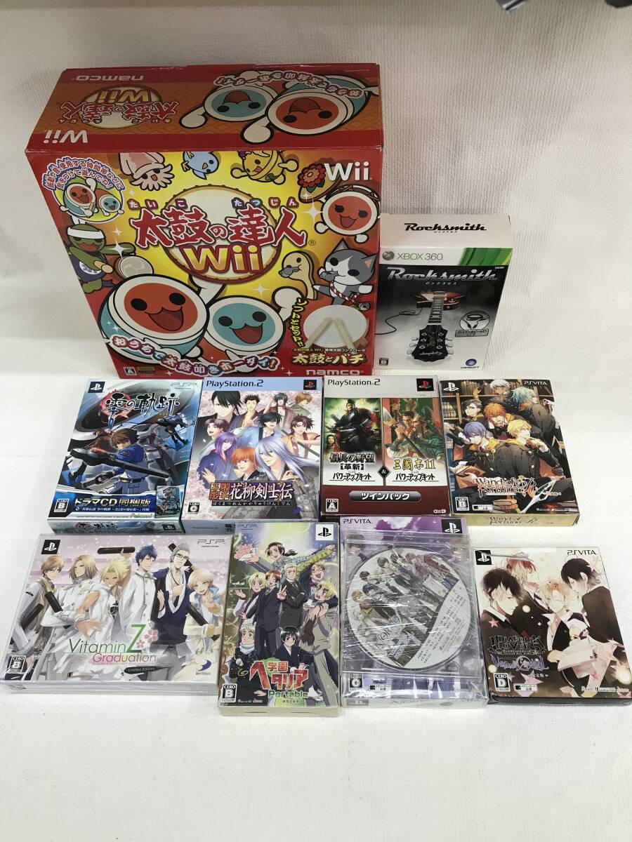 ジャンク ボックスゲームソフト 種類色々まとめ売り！ PSP・Wii