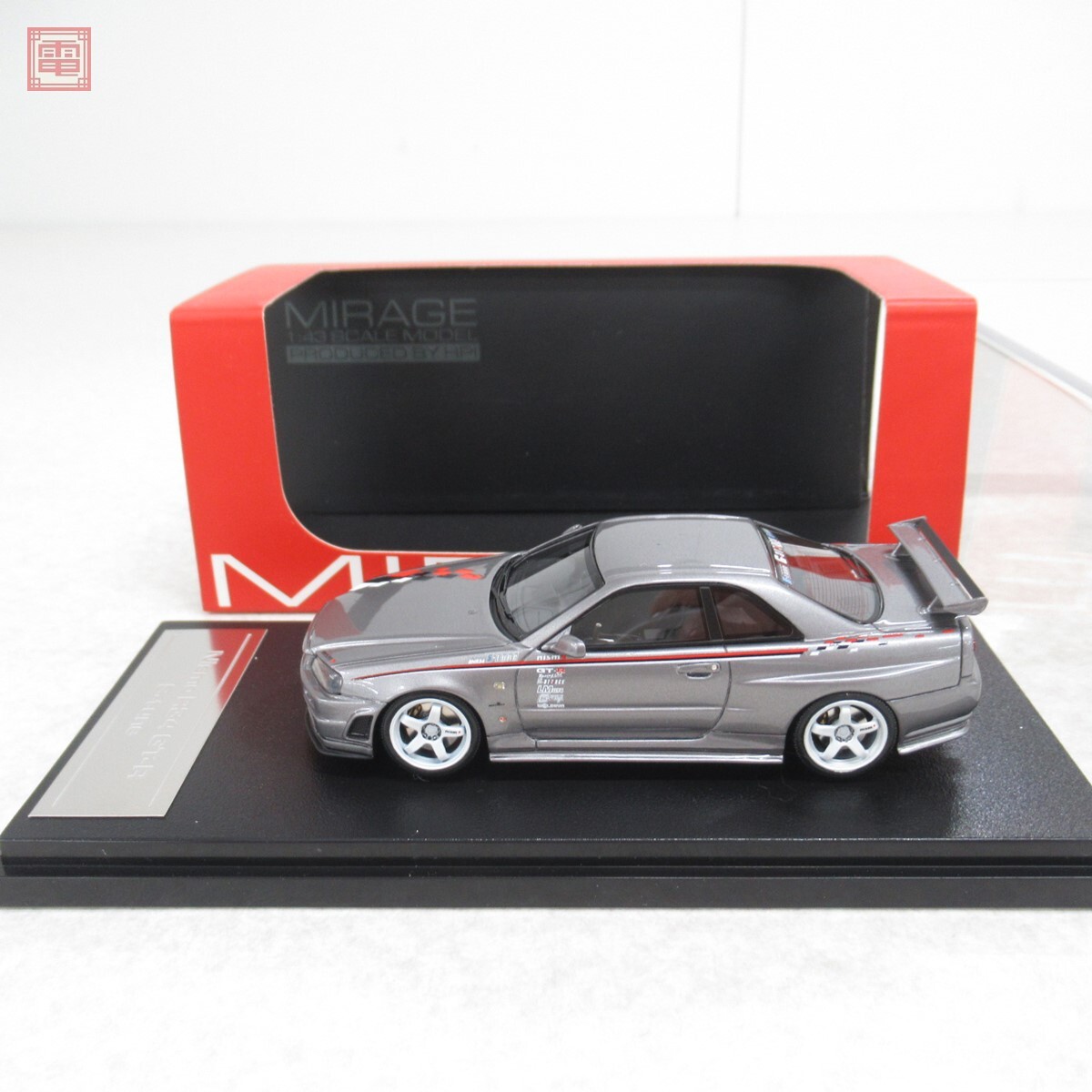 hpi-racing/ Mirage 1/43 Nismo R34 GT-R S-tune Athlete серебряный No.8378 MIRAGE Nismo[10