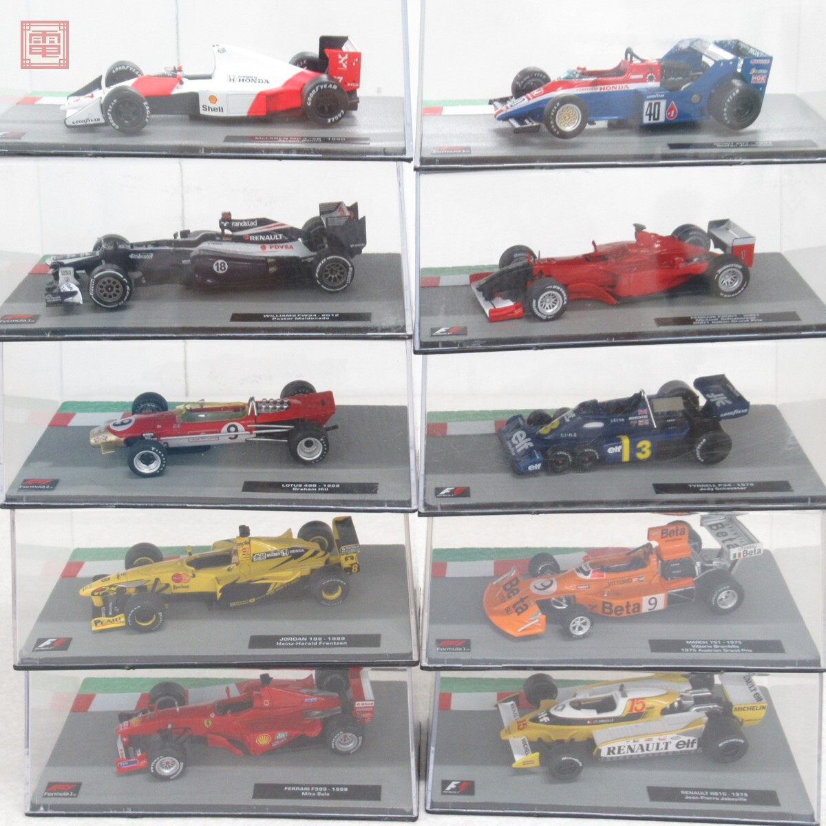  der Goss чай ni1/43. еженедельный F1 механизм коллекция tireruP34B 1977/ Lotus 72C 1970 и т.п. совместно 121 шт. комплект [60