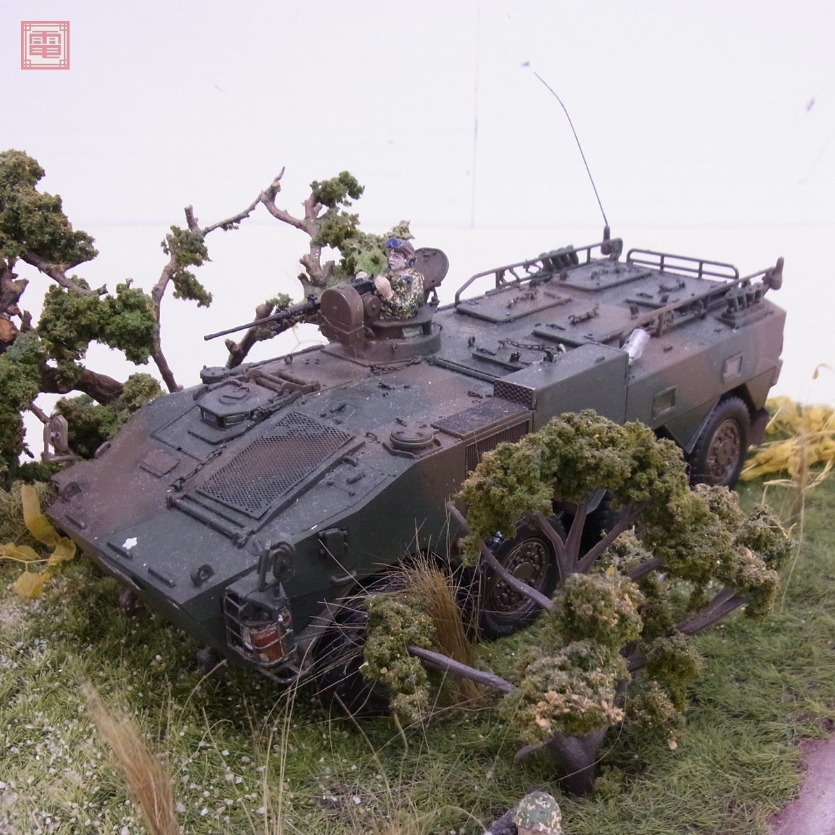  самовывоз ограничение Junk конечный продукт монохромный -m1/35 Ground Self-Defense Force 96 тип оборудование колесо оборудование . машина собственное производство geo лама общая длина примерно 84cm[HT