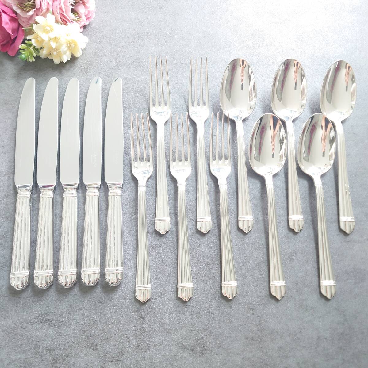 希少 クリストフル アリア スタンダードサイズ 15点 希少 クリストフル アリア スタンダードサイズ 15点 カトラリー