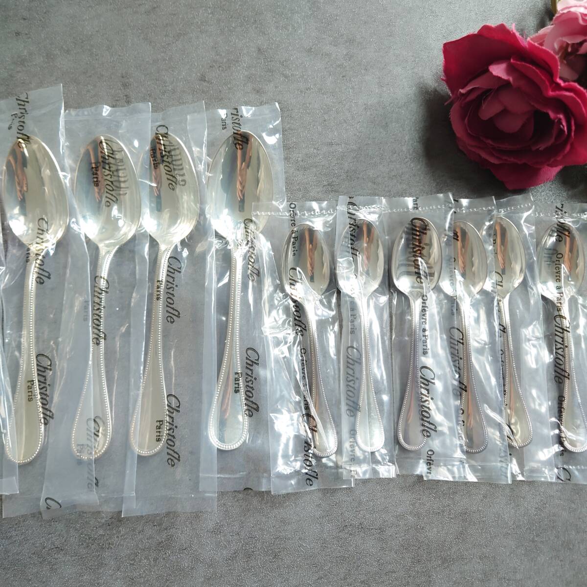 クリストフル パール 未開封 36点 希少 クリストフル マルメゾン スタンダードサイズ 未開封 12点