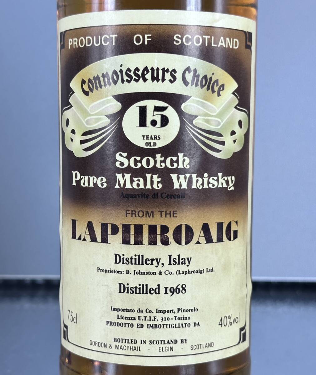 1円～未開栓完品 古酒 箱付 Laphroaig 1968 15y by GM CC ラフロイグ 1968 15y ゴードン ＆ マクファイル